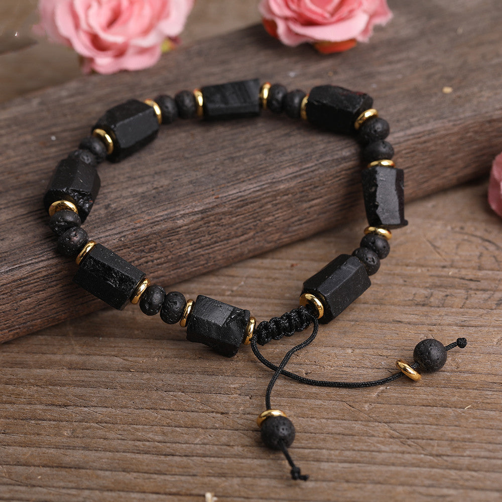 Natural Black Tourmaline Bracelet – Embrace the Power of Darkness