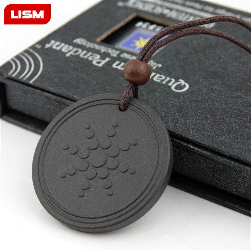 Black Necklace Pendant – Emblem of Enigma